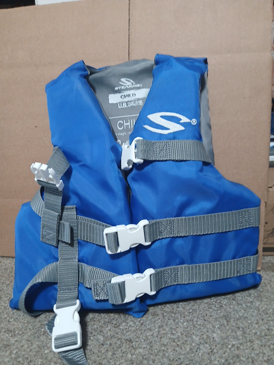 STERNS Child Life Jacket blue, white & gray