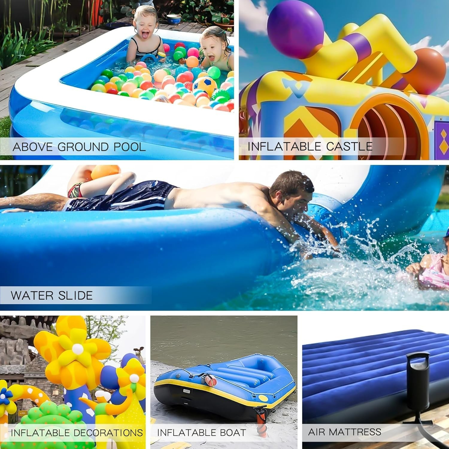 Inflatable Patch Repair Kit – Waterproof TPU Pool Repair Tape, Heavy Duty Rep…