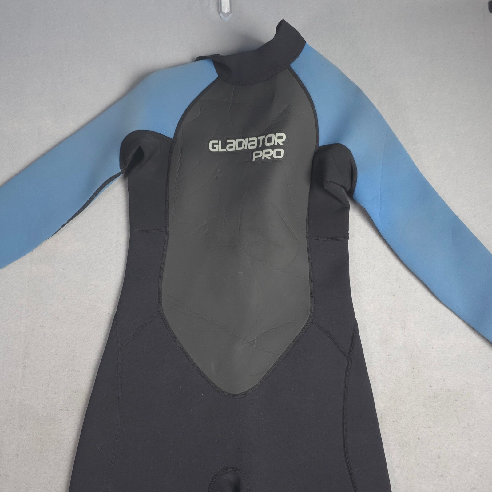Gladiator Pro Wetsuit 3/2mm Full Body Scuba Diving Surfing Blue Black Size 14