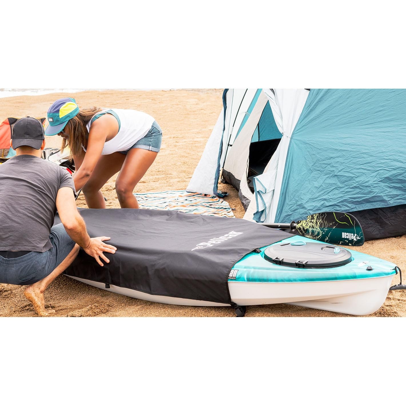 Cockpit Drape – for Kayak Up to 34 inches – Keep The Dust, Sand and Spider We…