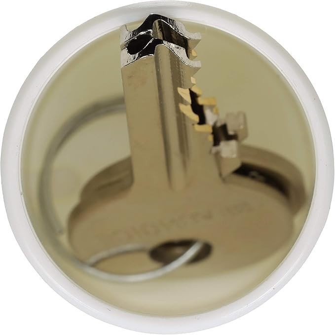 Attwood Floating Key Buoy With Key Ring Durable Water Resistant Orange Top