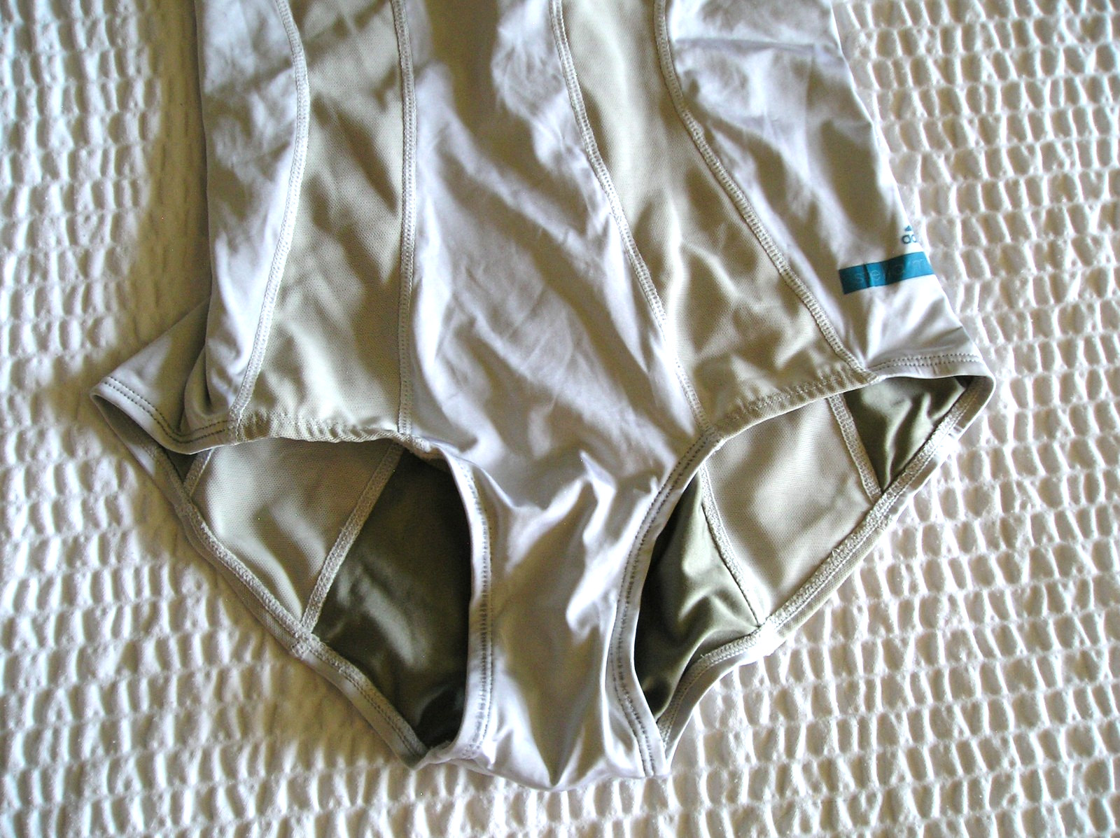 Adidas VINTAGE Stella McCartney Swim Suit 1 Piece Top-Pant Bottom Bikini sz 28″