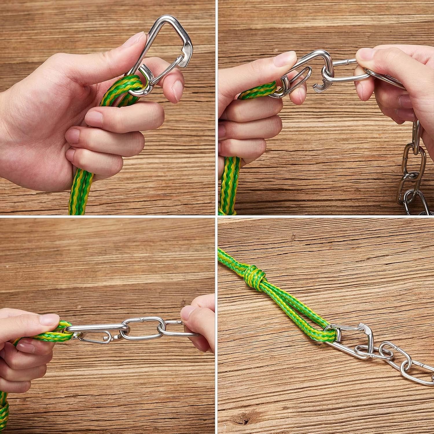 MOOCY Marine-Grade Heavy Duty Float Rope – High Visibility Rope with 316 Stainle
