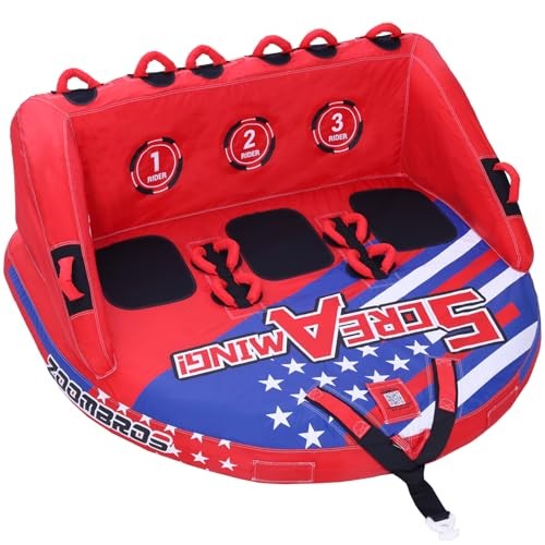 Towable Tubes for Boating 2-3 Extra Large 1-3 Persons / 2years warranty