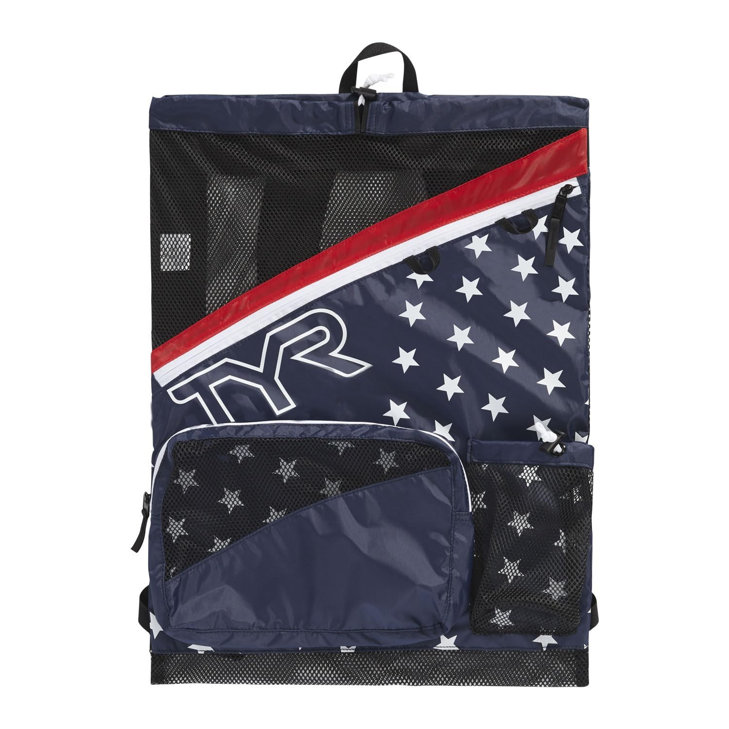 Tyr Elite Team Mesh Backpack Red/Navy One Size Lbmshelt