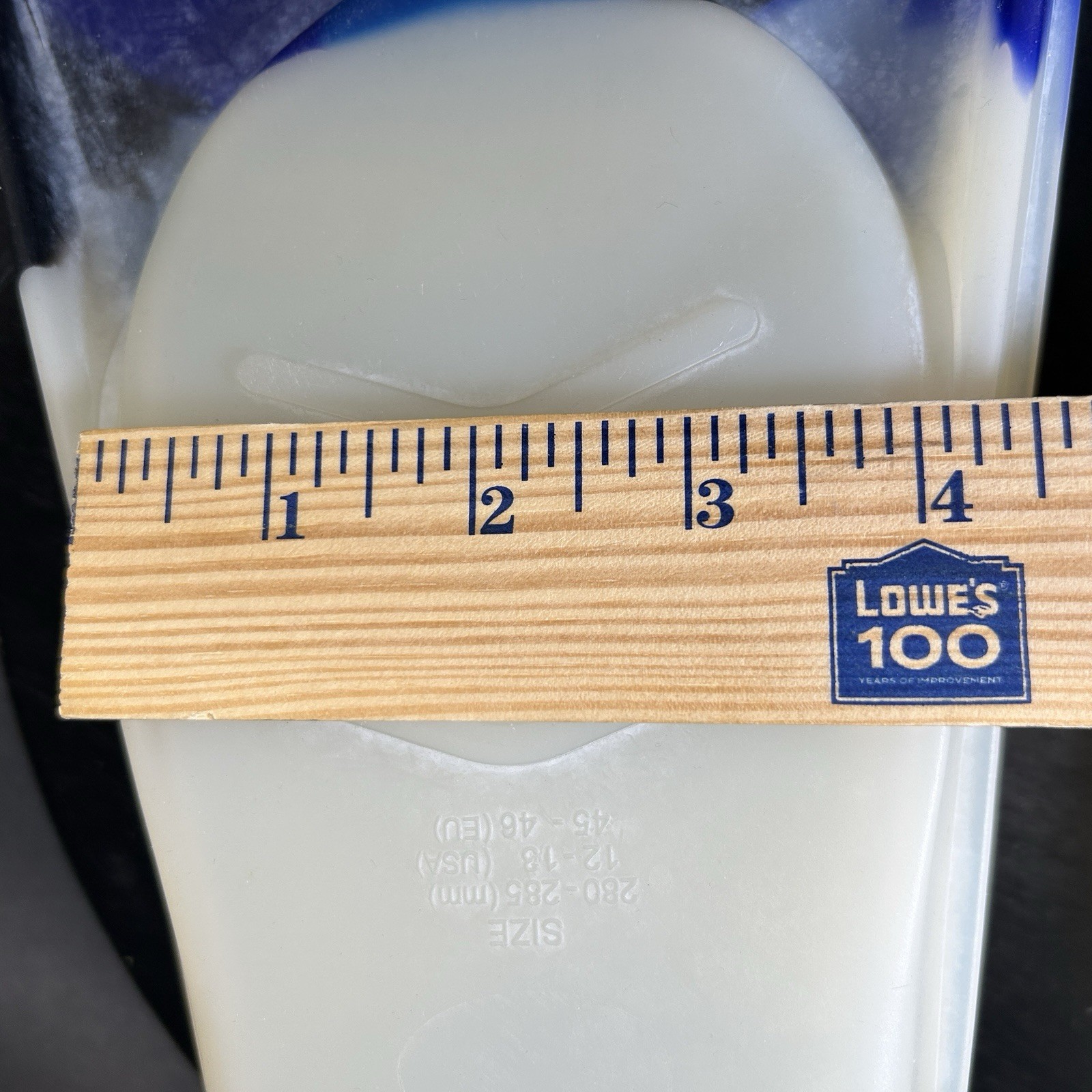 TYR Swim Fins Stryker Silicone Clear, Blue And Black Adult Men’s 12-13 USA