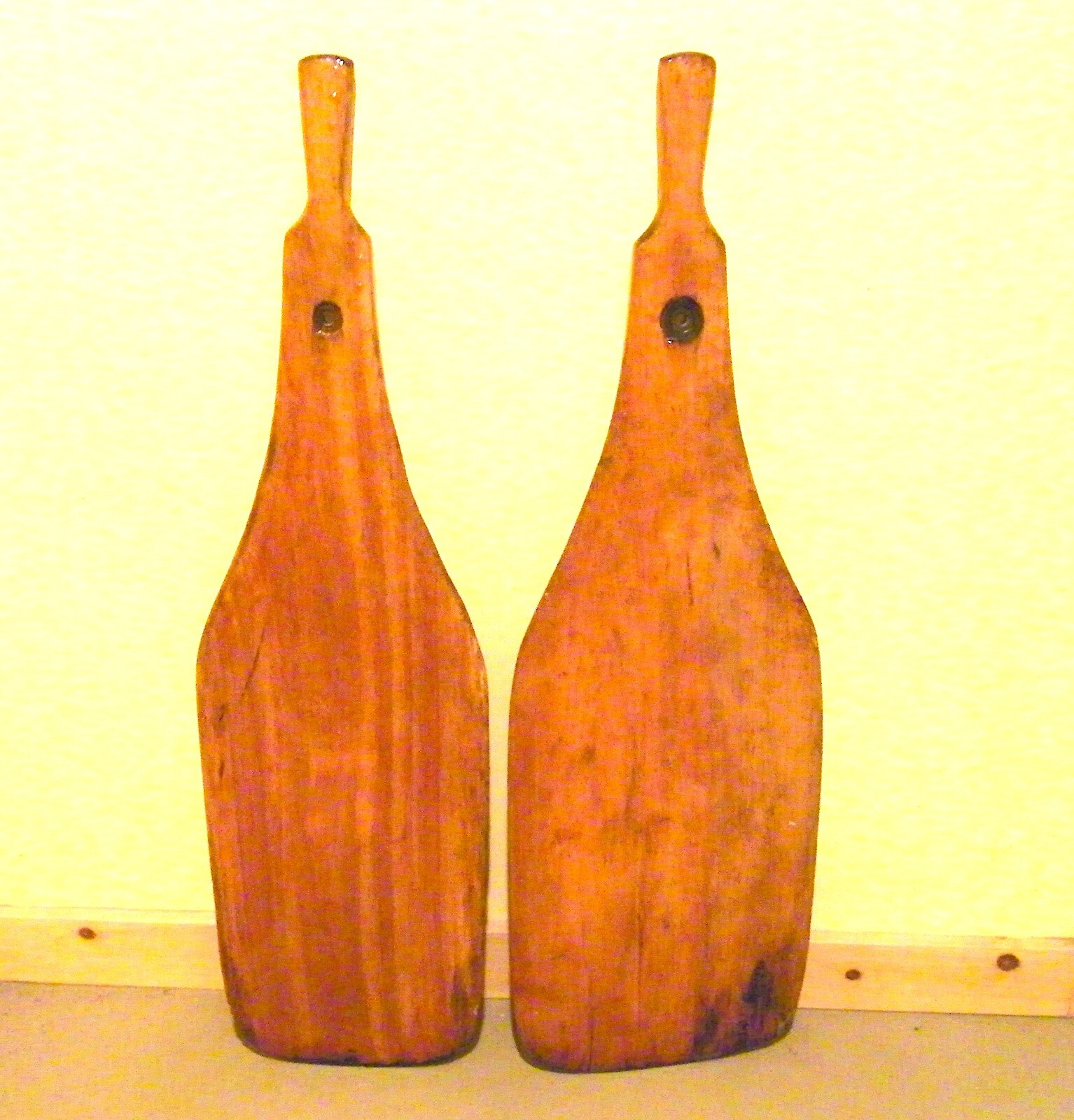 Vintage Old Town sailing canoe lee boards