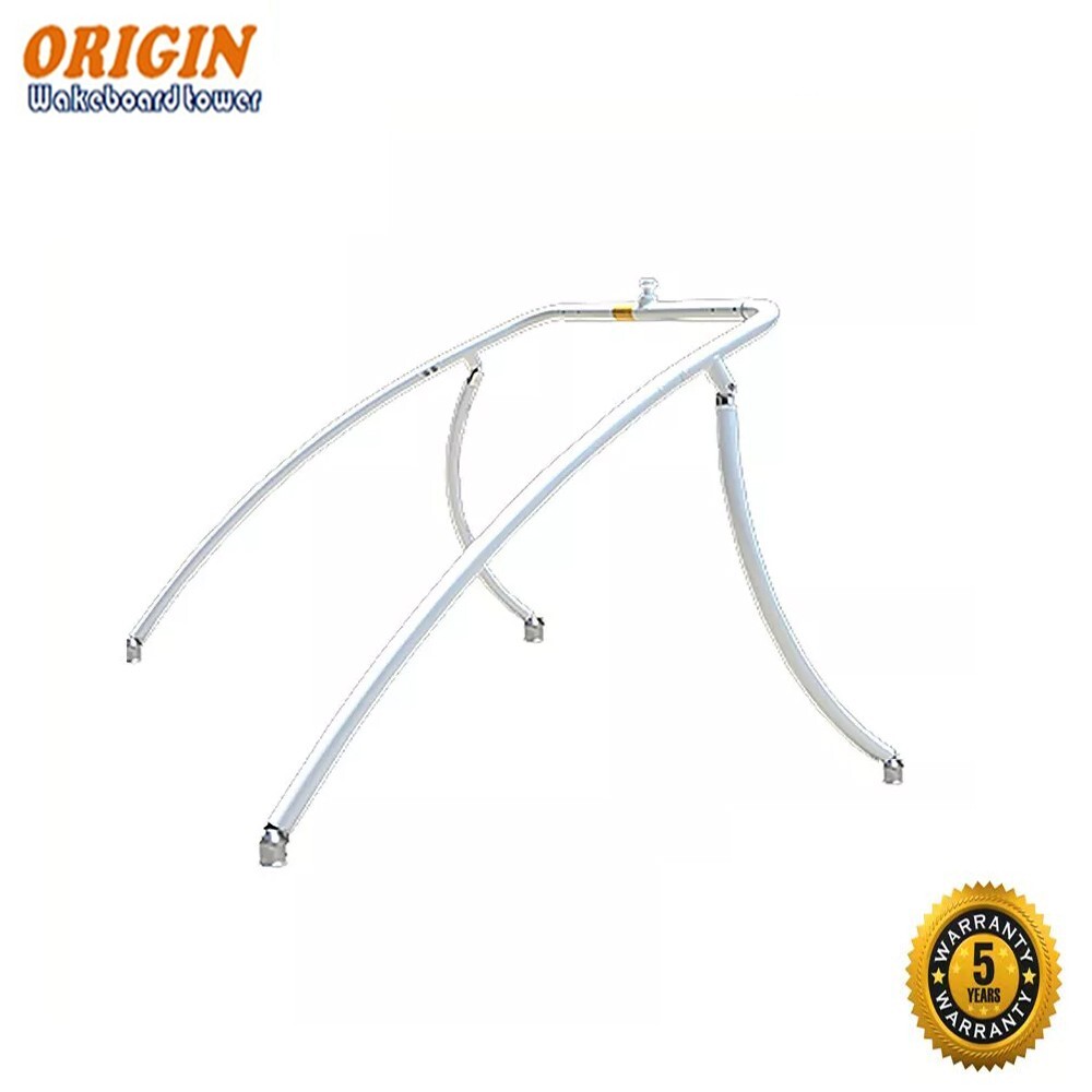 SALE Origin Advancer Boat Wakeboard Tower 2.25″ Tube White Coated 5 Years Wty