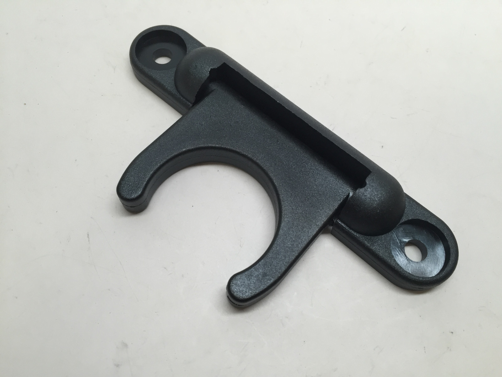 MARINE BOAT CANOE KAYAK PAIR OF BLACK NYLON FOLDING PADDLE CLIP 1-1/4″ DIAMETER