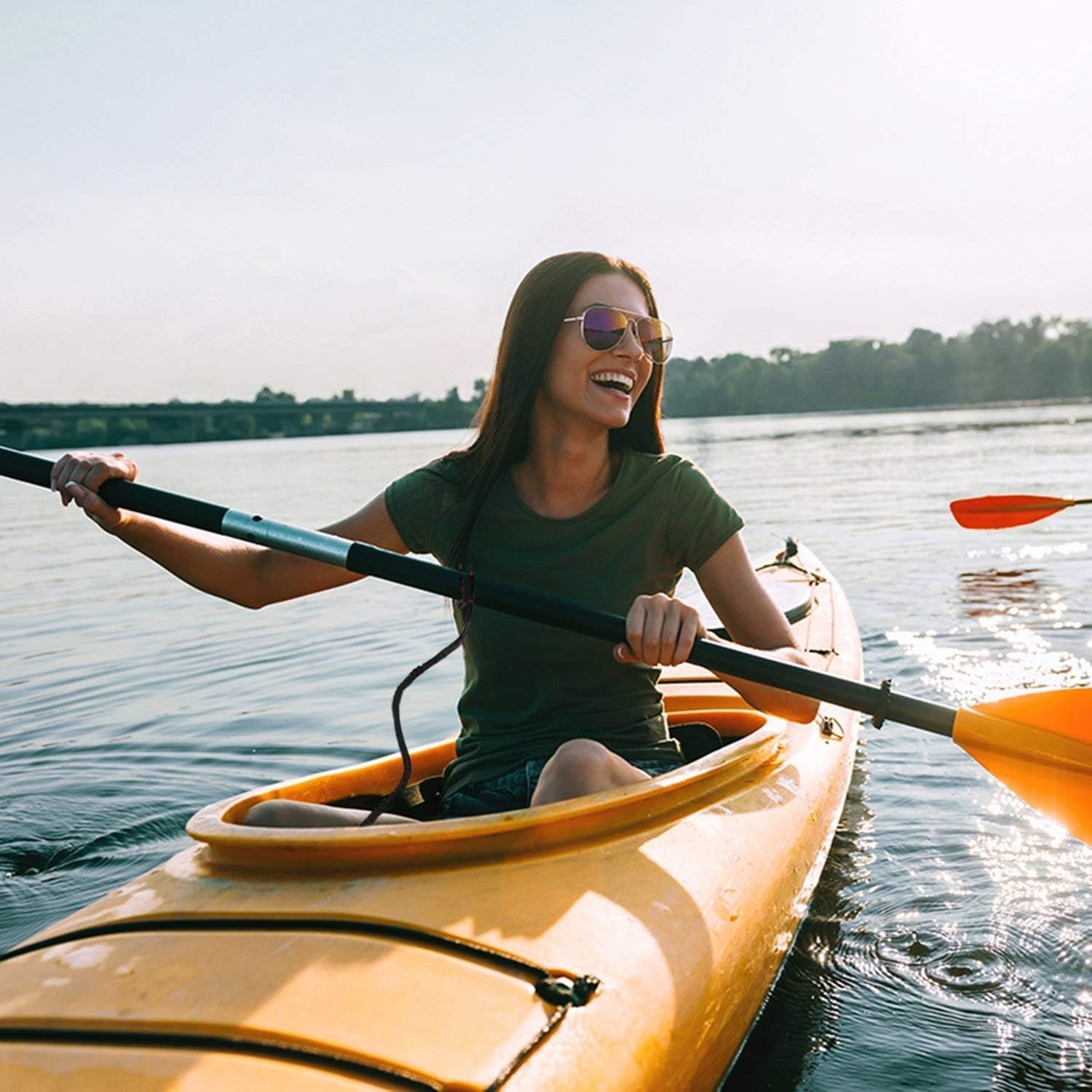 Kayak Safety Leash Stretchable 3-7 ft Lanyard