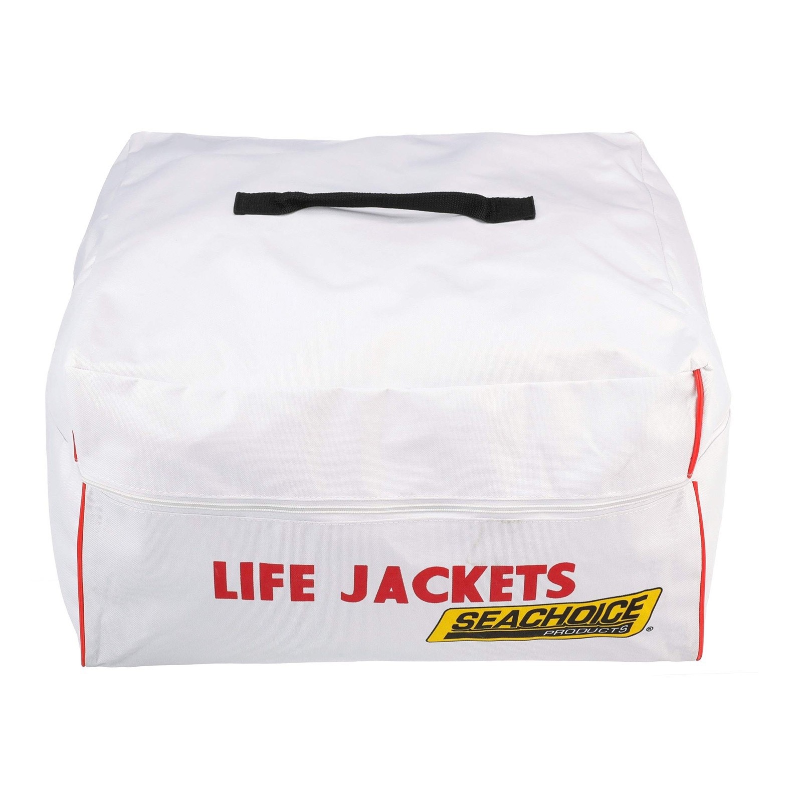 NEW Heavy-Duty 6-Capacity Life Jacket Nylon Storage Bag w/Carrying Handles White