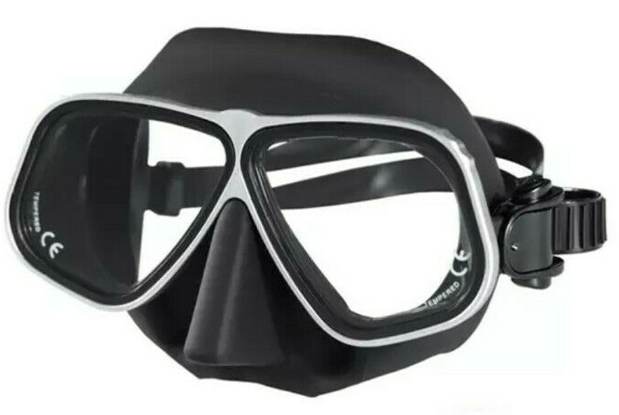 Tempered Glass Low Volume Freedive Dive Spearfishing Mask Goggles