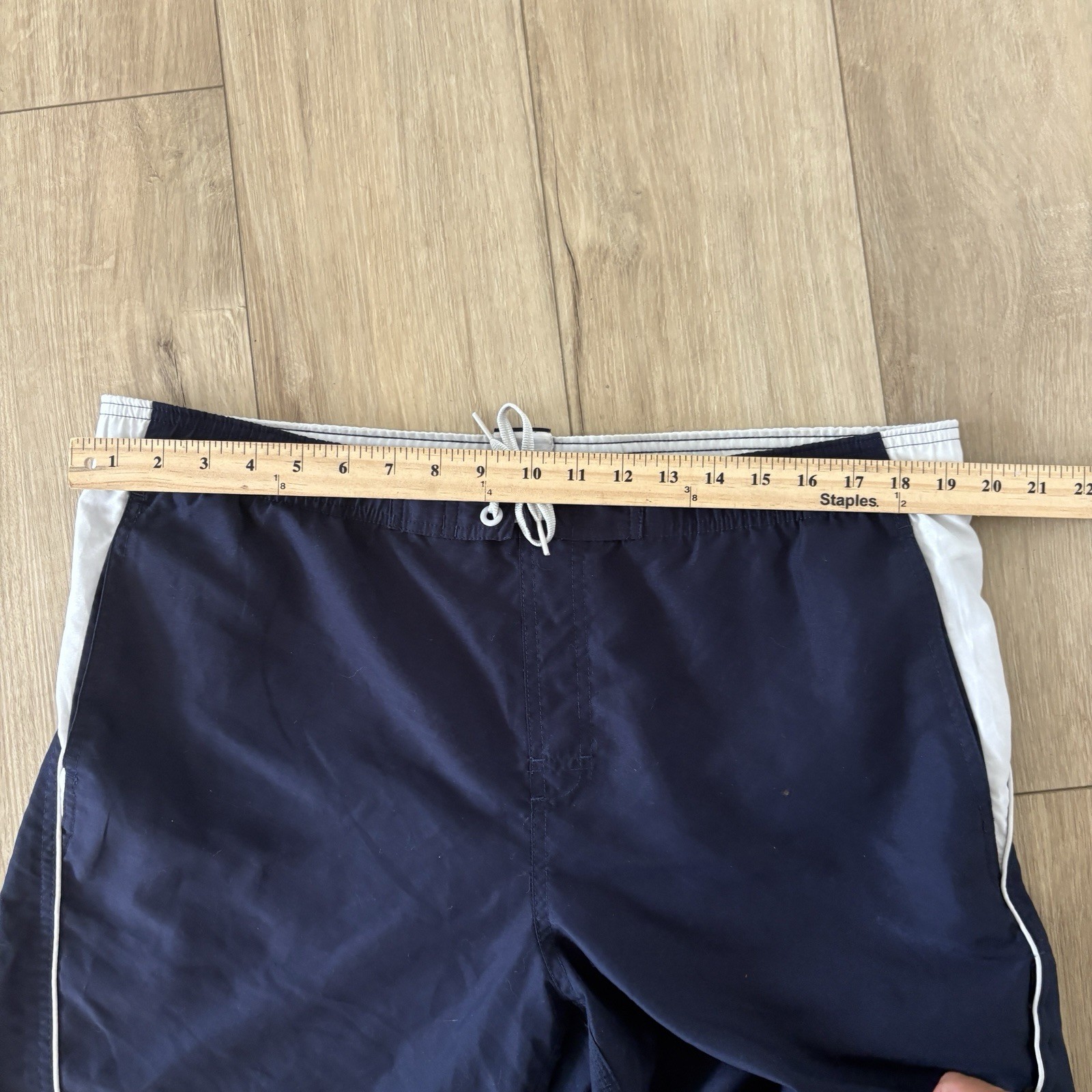 Nike Men’s Swim Trunks Navy Blue Size Large L Drawstring Mesh Lined