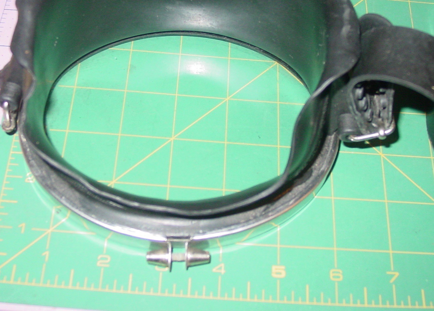 VINTAGE SCUBAPRO BOX CHROME TEMPERED GLASS MARIN DIVING MASK SWIMMING PARTS LOT