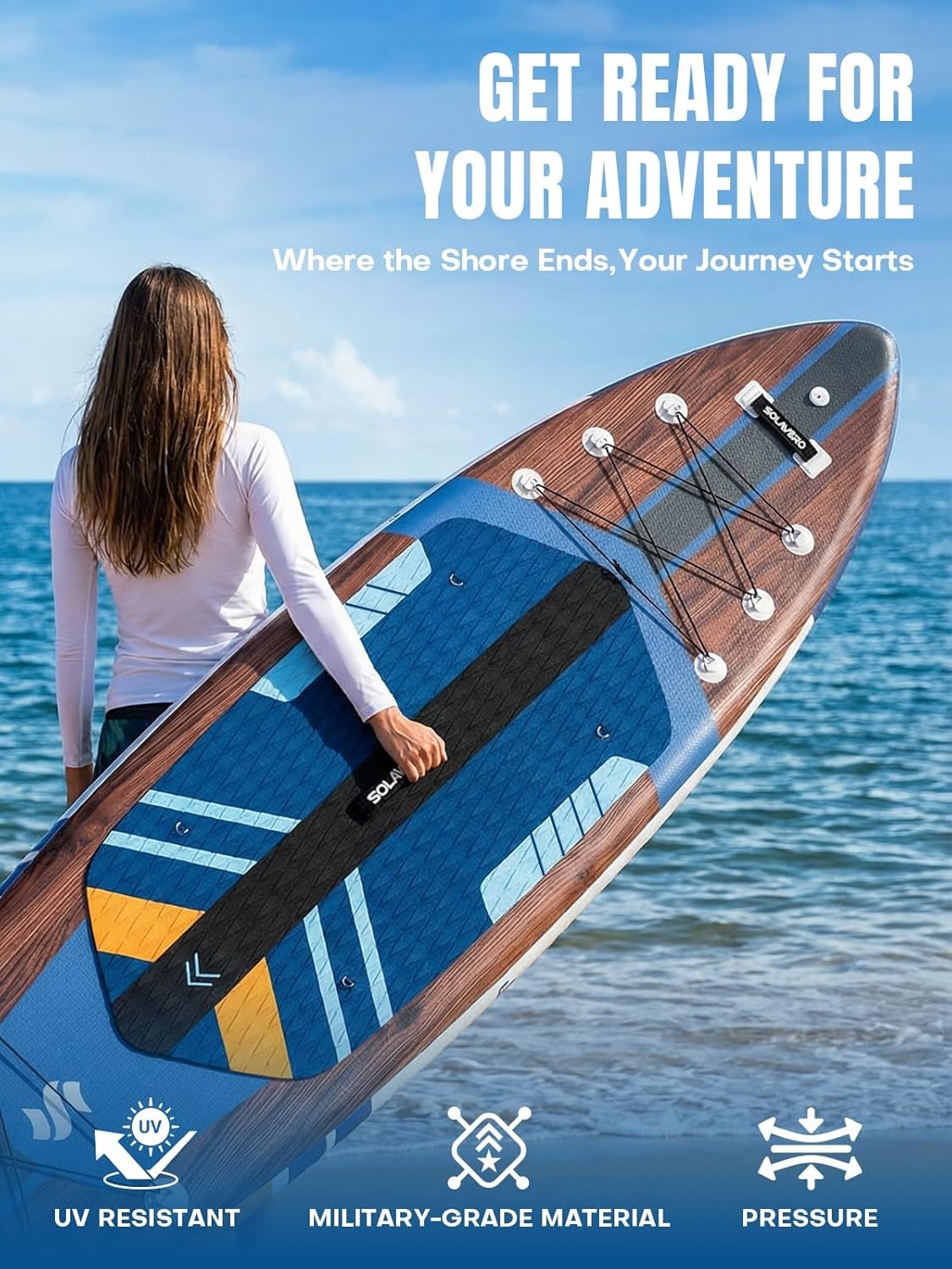 11’6″ x 35″ Inflatable Stand Up Paddle Board with Seat, SUP Boards Accessories
