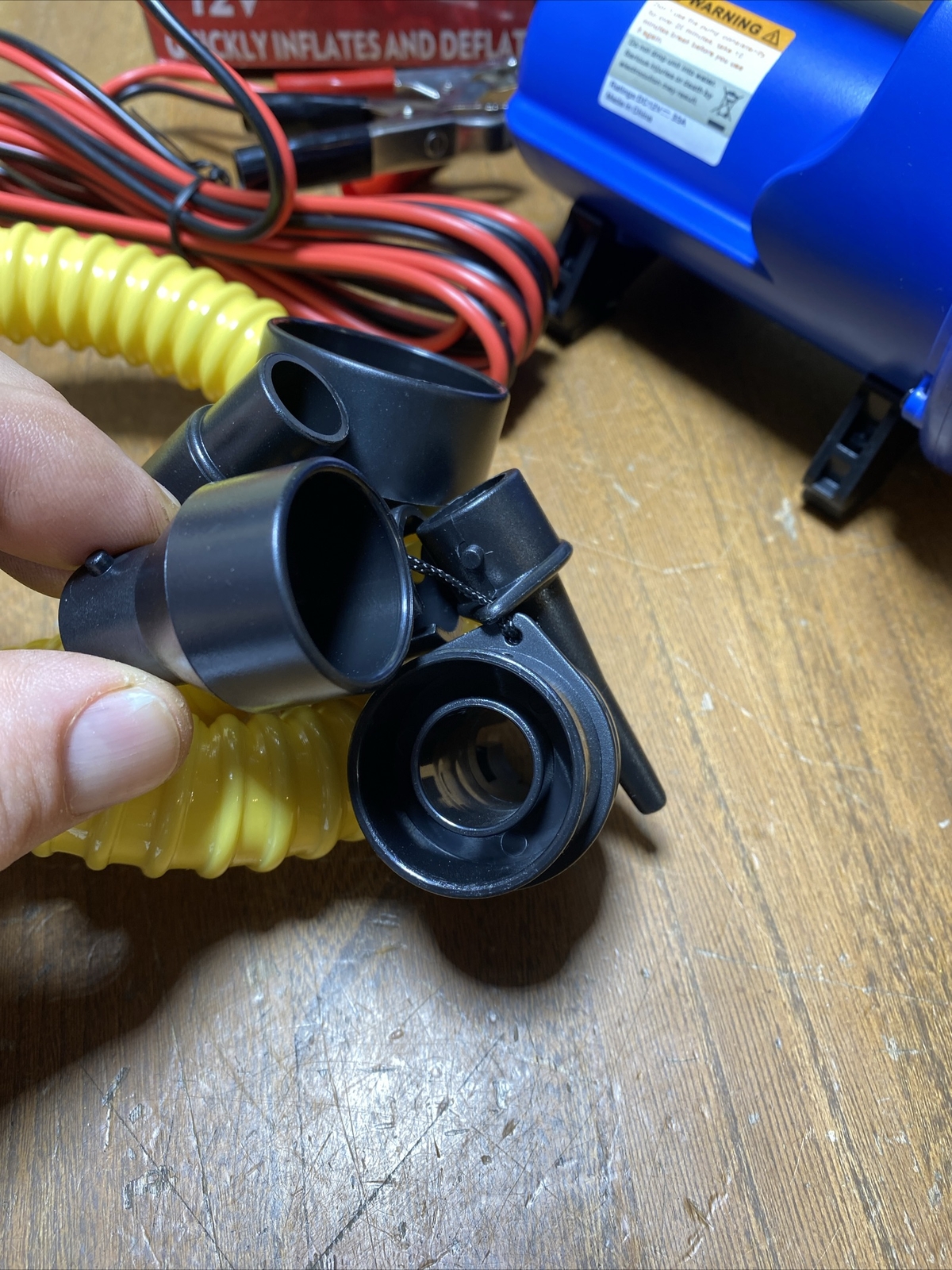 OVERTONS High Pressure PUMP Inflator & Deflator 12V MARINE AUTO BOAT