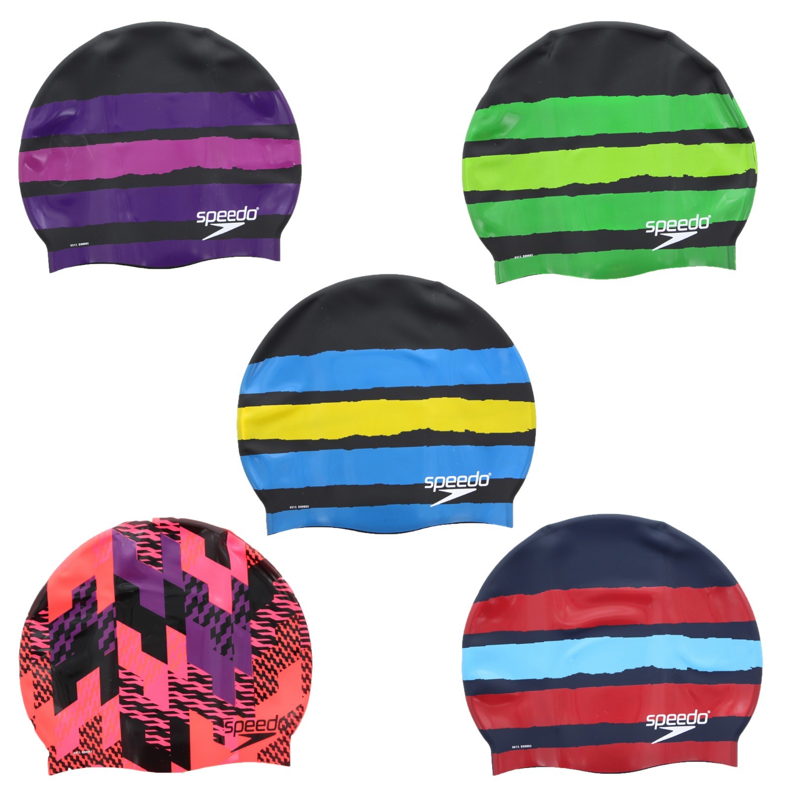 Speedo Swim Cap Adult Mens Womens Racing Graphic Swimming Pool Head Cap