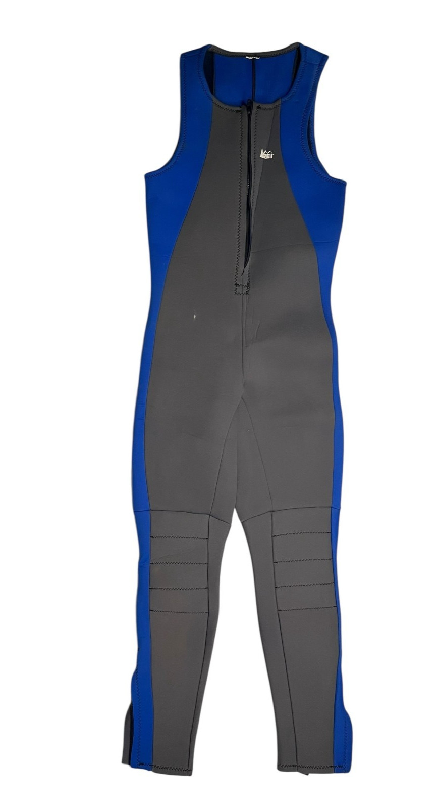 REI Blue/Gray Warm NEOPRENE FARMER JOHN WETSUIT Sleeveless Surf Beach Adult M