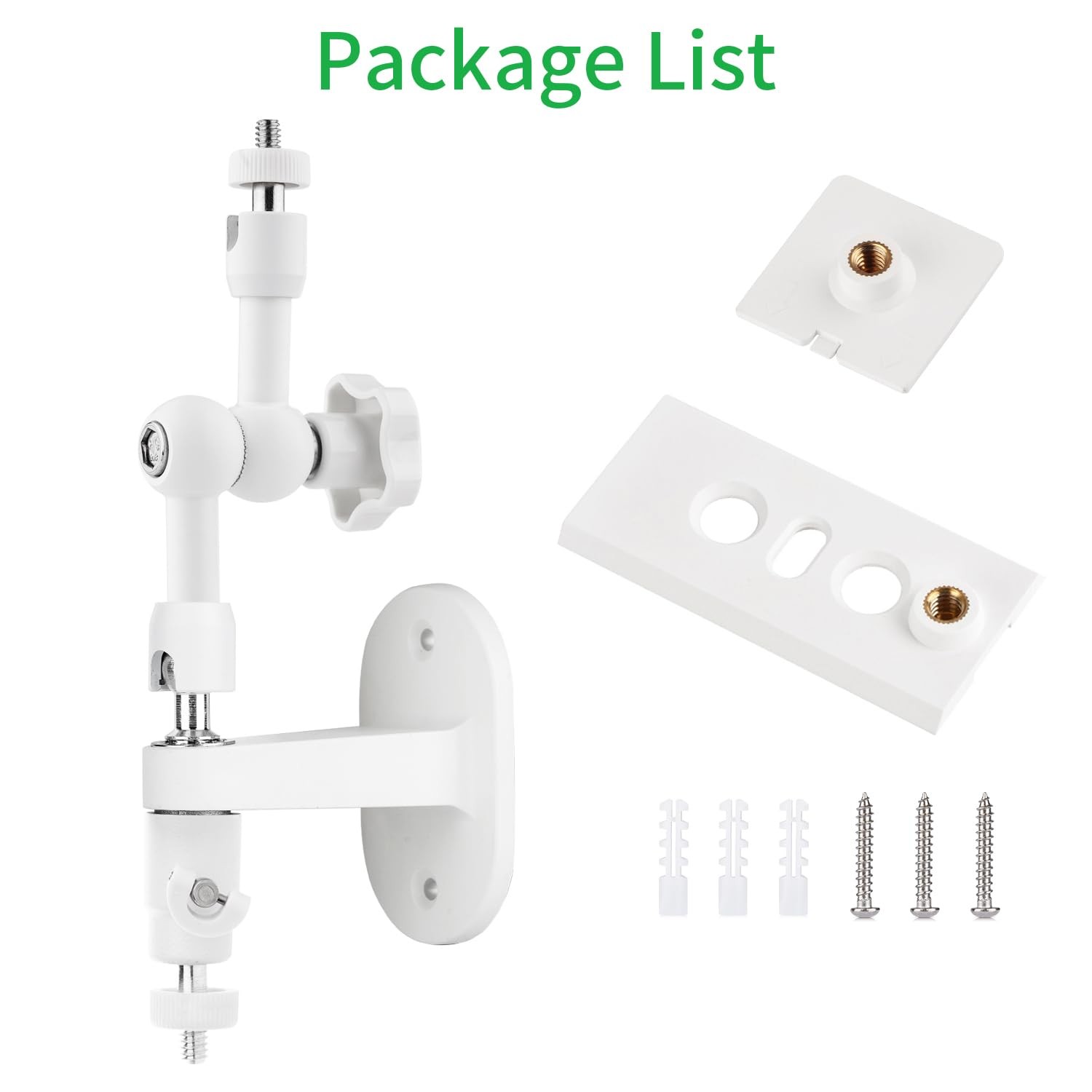 2-in-1 Wall Mount for Solar Panel, Stick Up Cam Battery, Spotlight and…