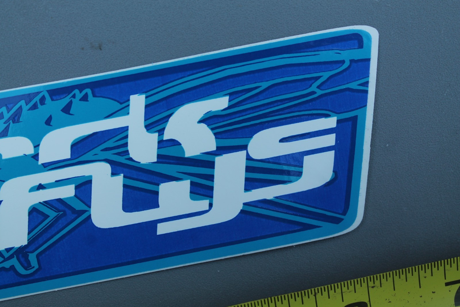 BLACK FLYS Sunglasses Blue White Punk Graffiti Fly BF3 Vintage Surfing STICKER