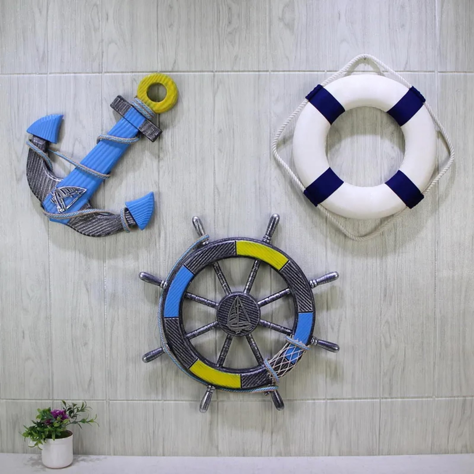 20″ Foam Life Preserver Ring & 98.4ft Floating Rope, Pool Safety Float, Boat Res