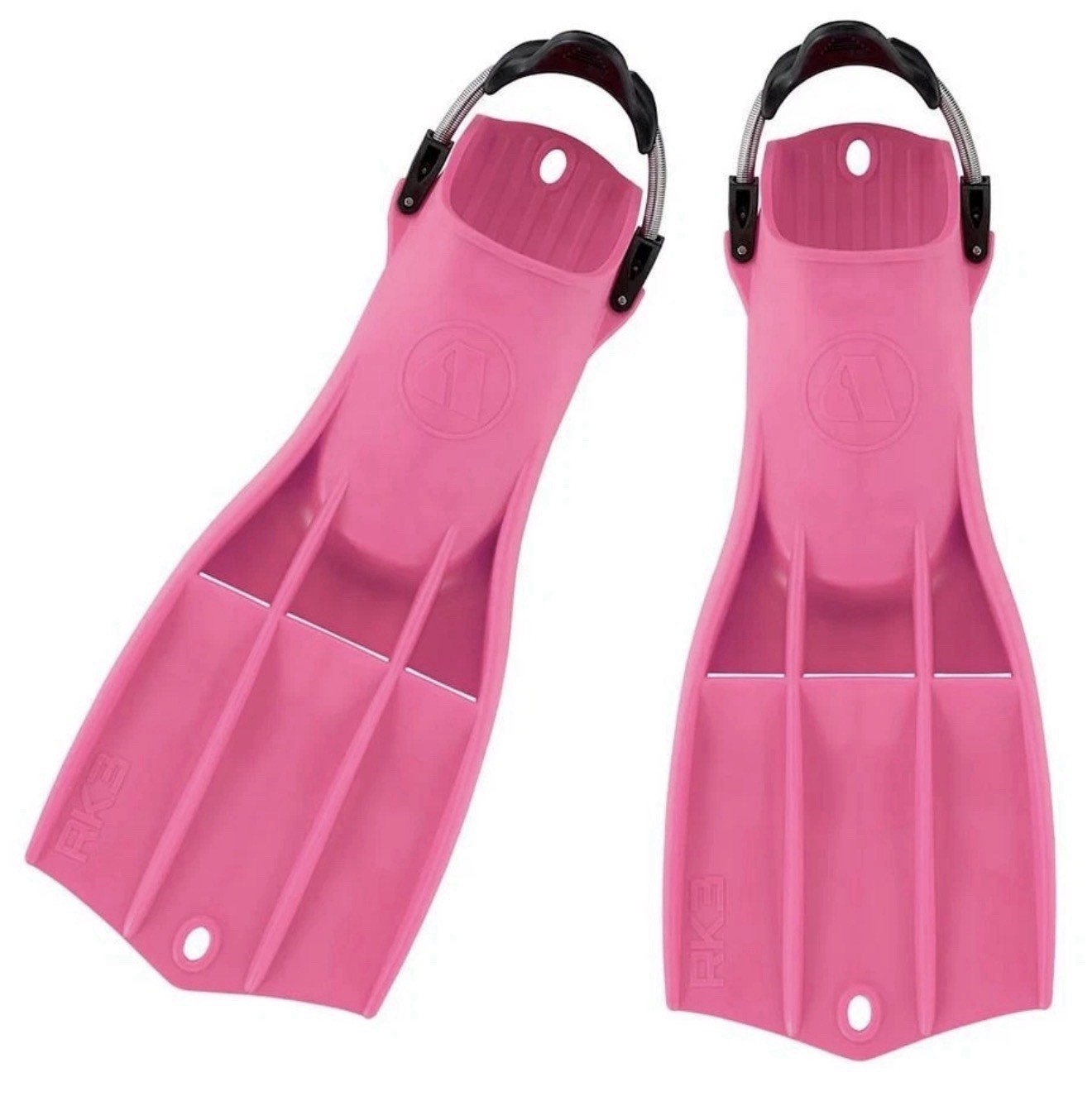 Apeks RK3 Military Rubber Fin Adjustable Stainless Steel Spring Straps Small