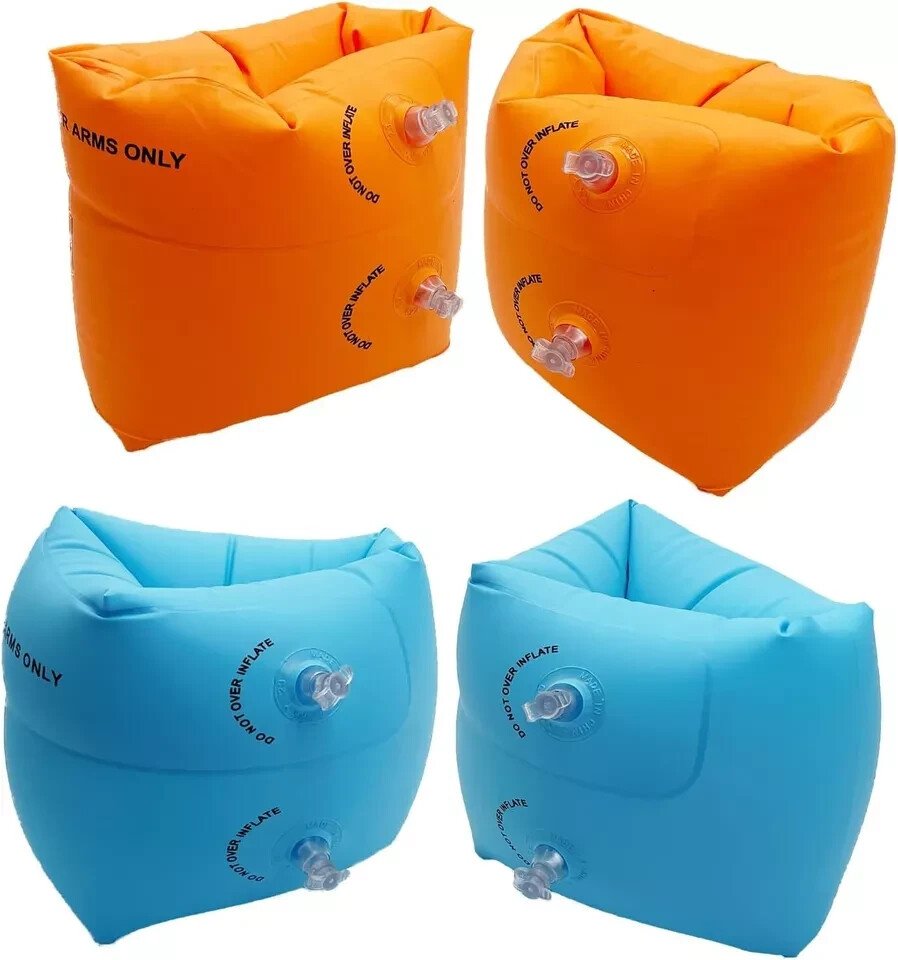 2-4 Pack Arm Floaties for Kids and Adults – Pool Floats Arm Bands Inflatable Swi