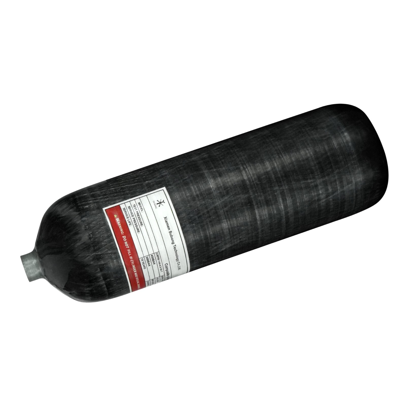 TUXING 4500Psi Carbon Fiber Scuba Tank 6.8L High Pressure Composit Diving Tank